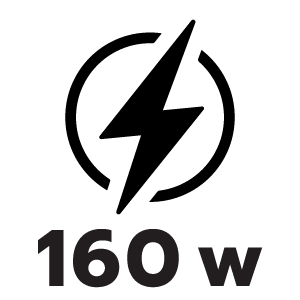 กำลังไฟ 160 วัตต์