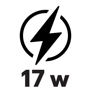 กำลังไฟ 17 วัตต์