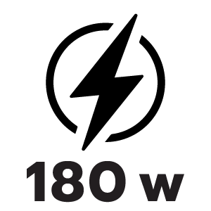 กำลังไฟ 180 วัตต์