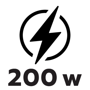 กำลังไฟ 200 วัตต์