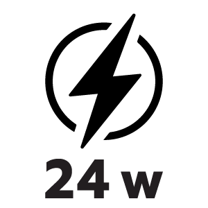 กำลังไฟ 24 วัตต์