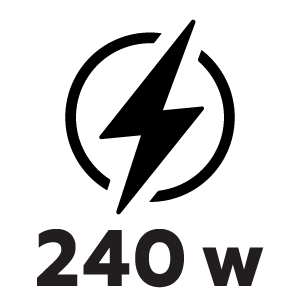 กำลังไฟ 240 วัตต์