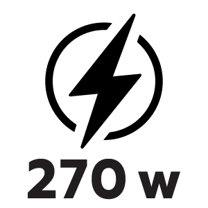 กำลังไฟ 270 วัตต์