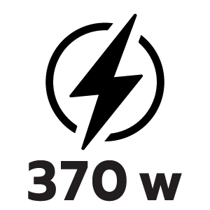 กำลังไฟ 370 วัตต์