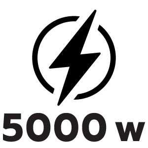 กำลังไฟ 5000 วัตต์