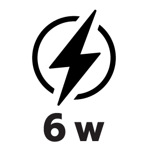 กำลังไฟ 6 วัตต์