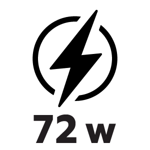 กำลังไฟ 72 วัตต์