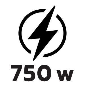 กำลังไฟ 750 วัตต์