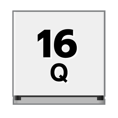 ปริมาตรความจุ 1.6 คิว