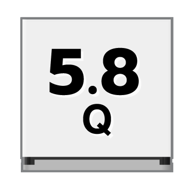 ปริมาตรความจุ 5.8 คิว