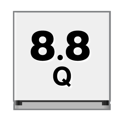 ปริมาตรความจุ 8.8 คิว