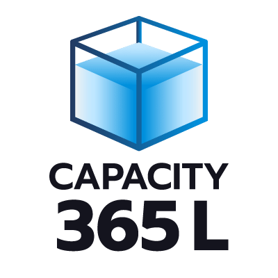 ปริมาตรความจุ 365 ลิตร