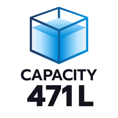 ปริมาตรความจุ 471 ลิตร