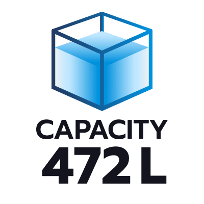 ปริมาตรความจุ 472 ลิตร
