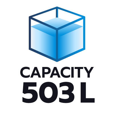 ปริมาตรความจุ 503 ลิตร