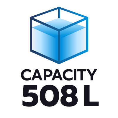 ปริมาตรความจุ 508 ลิตร