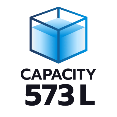 ปริมาตรความจุ 573 ลิตร