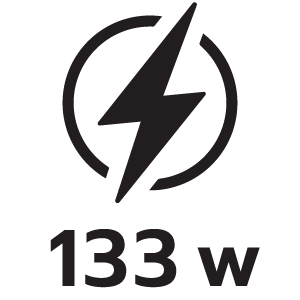 กำลังไฟ 133วัตต์
