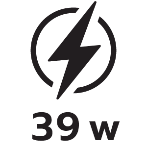 กำลังไฟ 39วัตต์