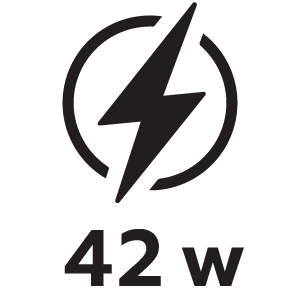 กำลังไฟ 42วัตต์