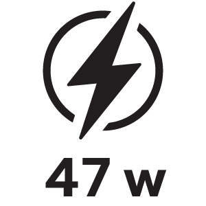 กำลังไฟ 47วัตต์