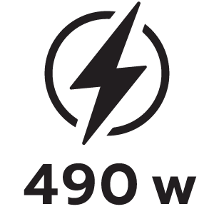 กำลังไฟ 490วัตต์