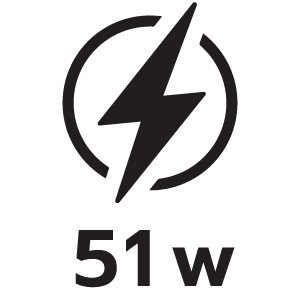 กำลังไฟ 51วัตต์