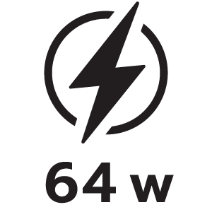 กำลังไฟ 64วัตต์