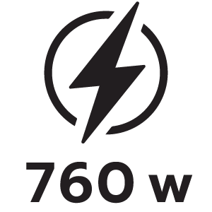 กำลังไฟ 760วัตต์