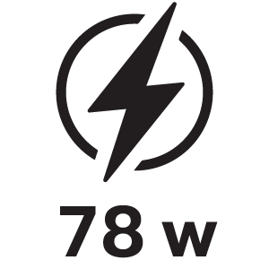 กำลังไฟ 78วัตต์