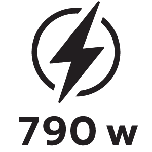 กำลังไฟ 790วัตต์