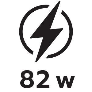 กำลังไฟ 82วัตต์