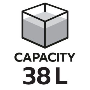CAPACITY 38L
