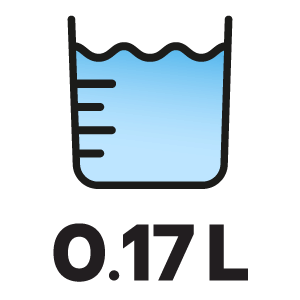 ความจุน้ำ 0.17ลิตร