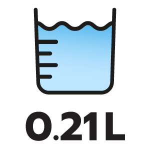 ความจุน้ำ 0.21ลิตร