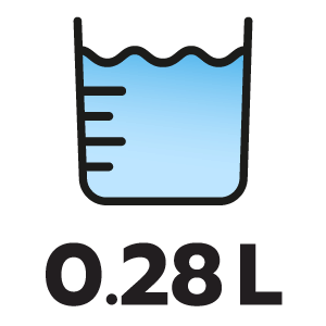 ความจุน้ำ 0.28ลิตร