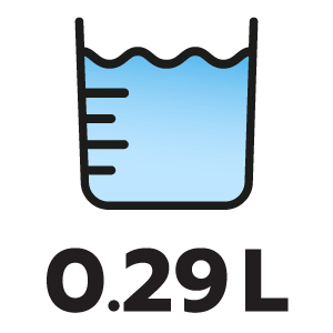 ความจุน้ำ 0.29ลิตร