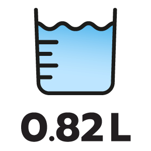 ความจุน้ำ 0.82ลิตร