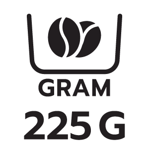 ความจุโถบดเมล็ดกาแฟ 225กรัม