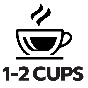 ชงกาแฟได้สูงสุด 1-2แก้ว