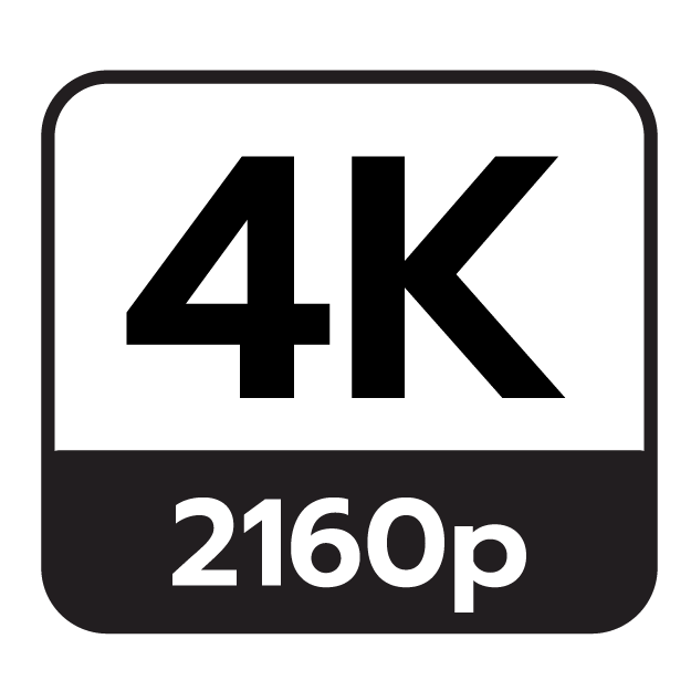 ความละเอียดหน้าจอ 4K (2160P)