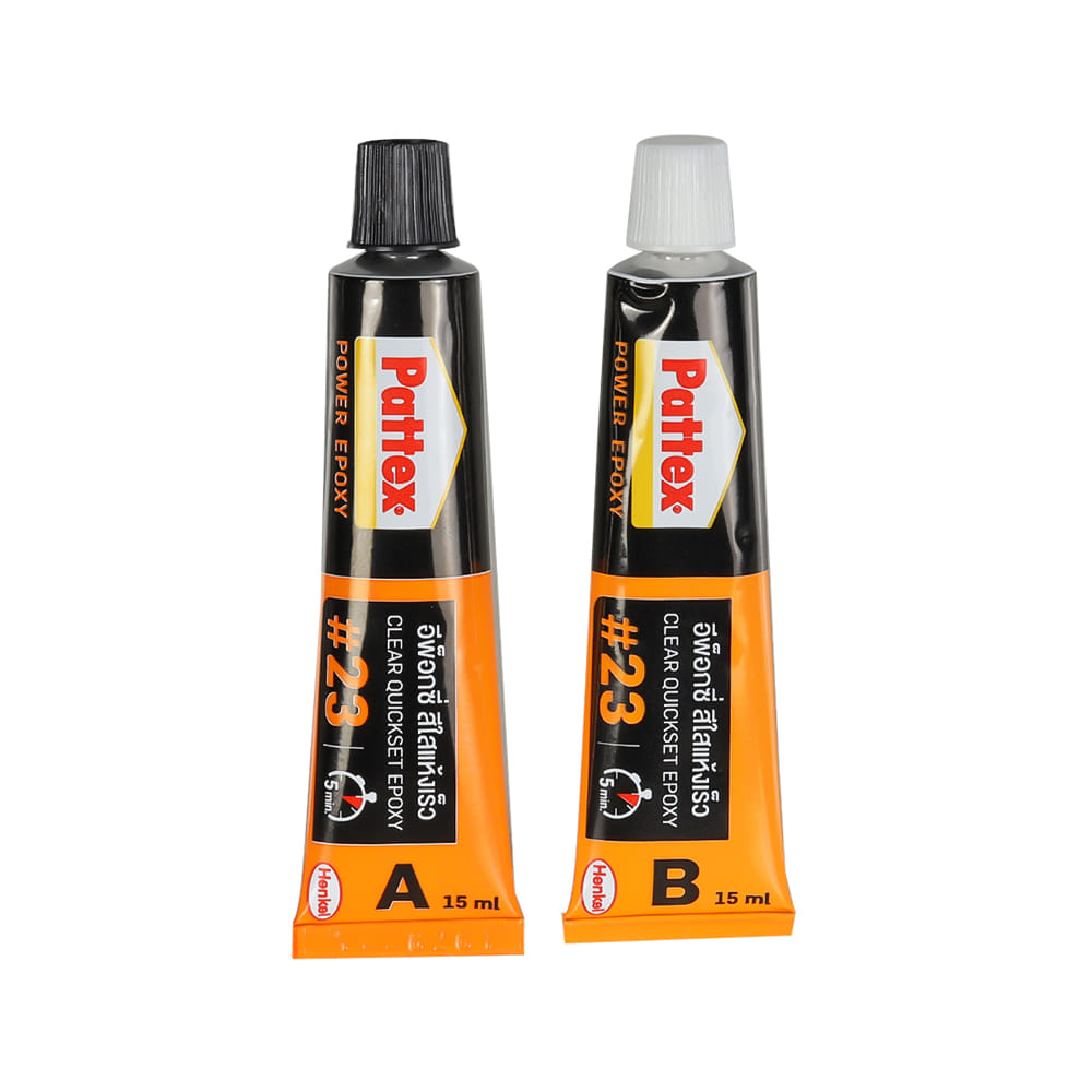 กาวอีพ็อกซี่แห้งเร็ว PATTEX NO.23 15 มล. สีใส