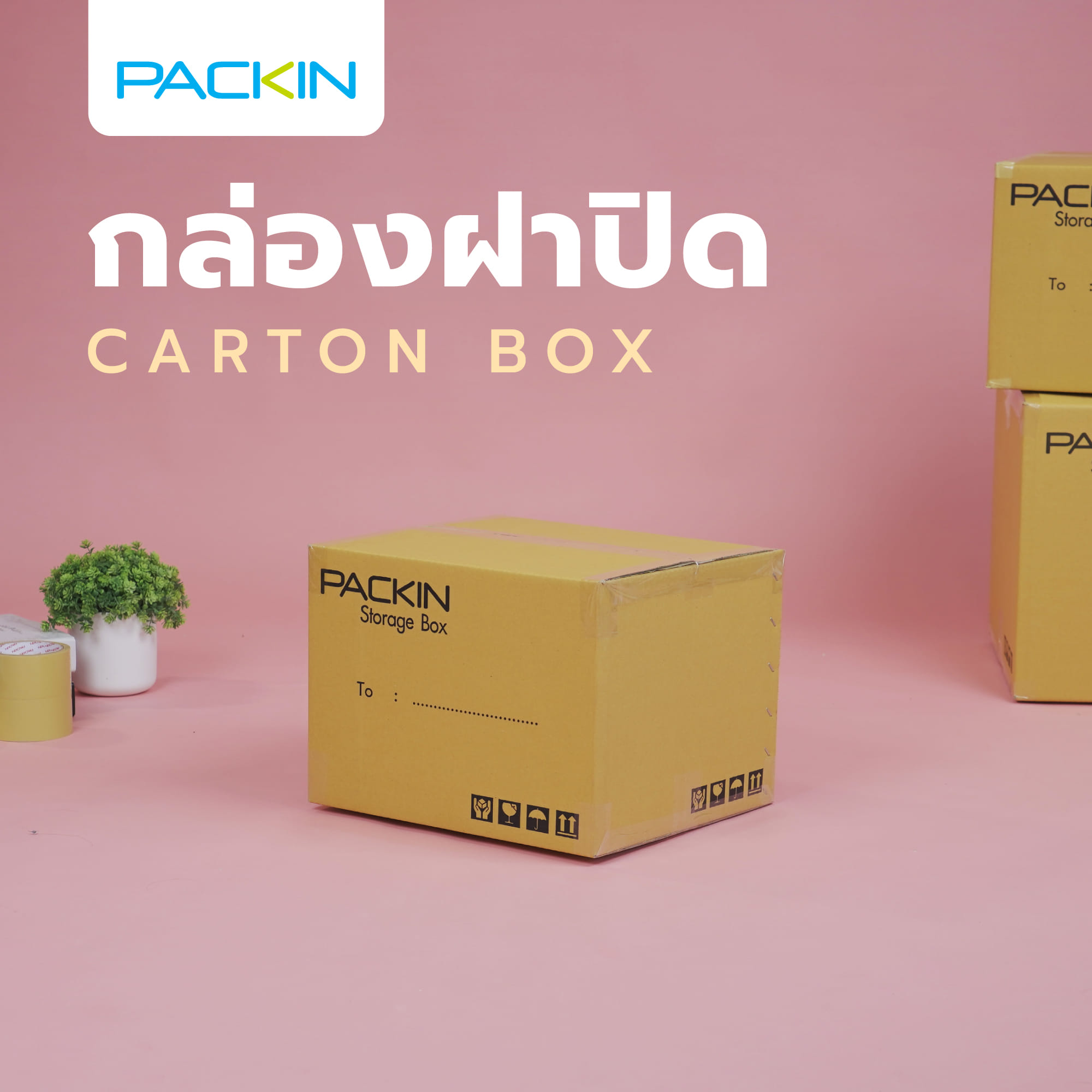 กล่องฝาปิด PACK IN 31X36X26 ซม.