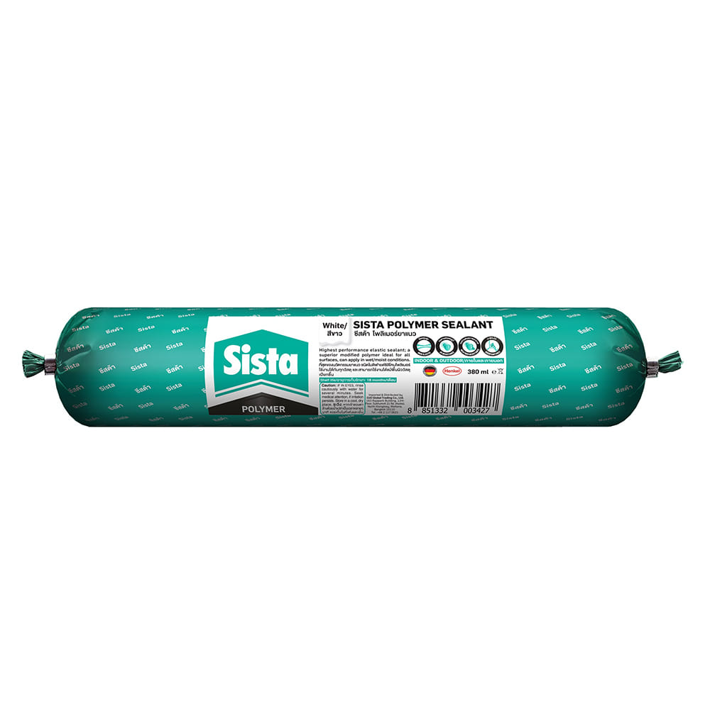 ยาแนวโพลิเมอร์อุดรอย SISTA 380 มล. สีขาว
