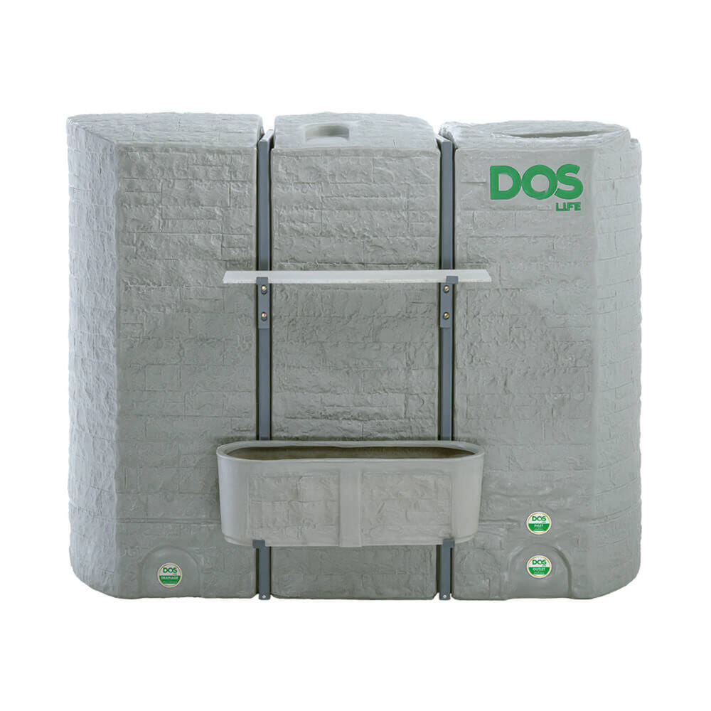 ถังเก็บน้ำ DOS MONTBLCANC NANO 900 ลิตร สี MOUNTAIN GREY