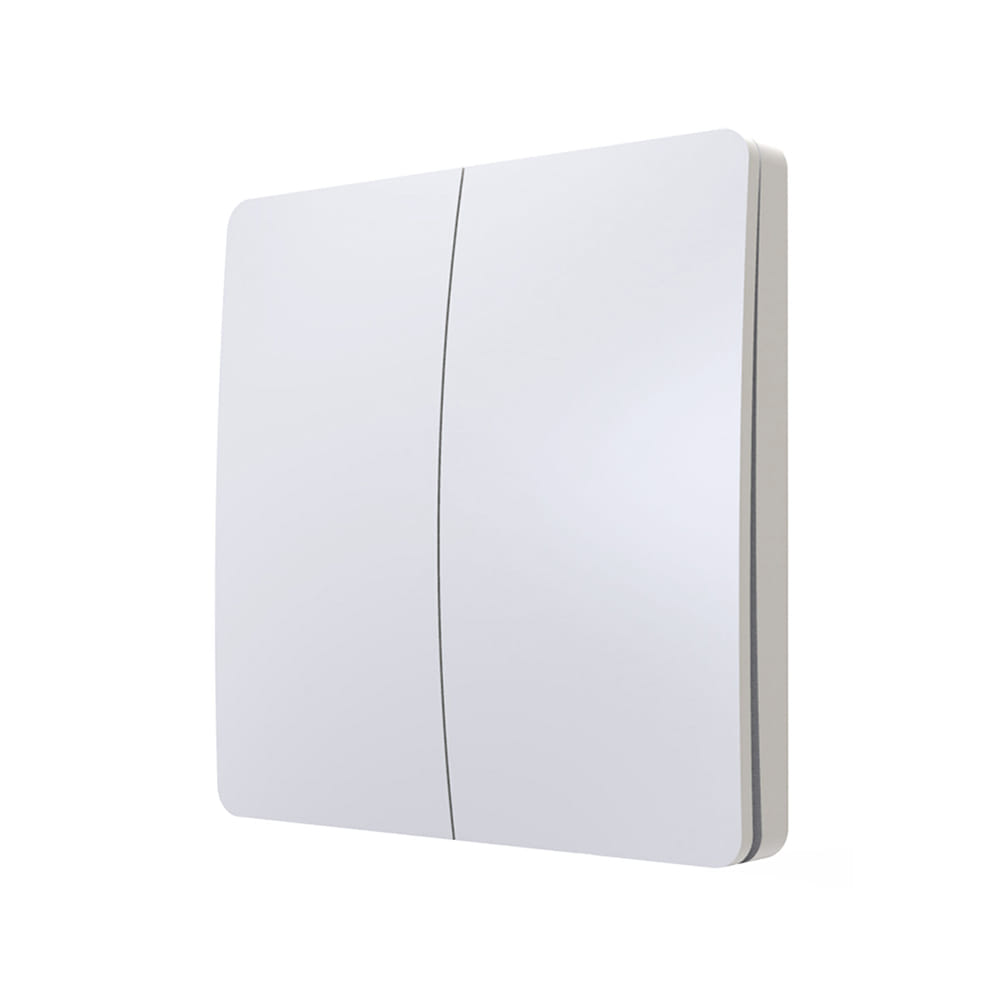 สวิตช์ไร้สาย 2 ช่อง IOT HACO HWS-2P/W IP67 สีขาว