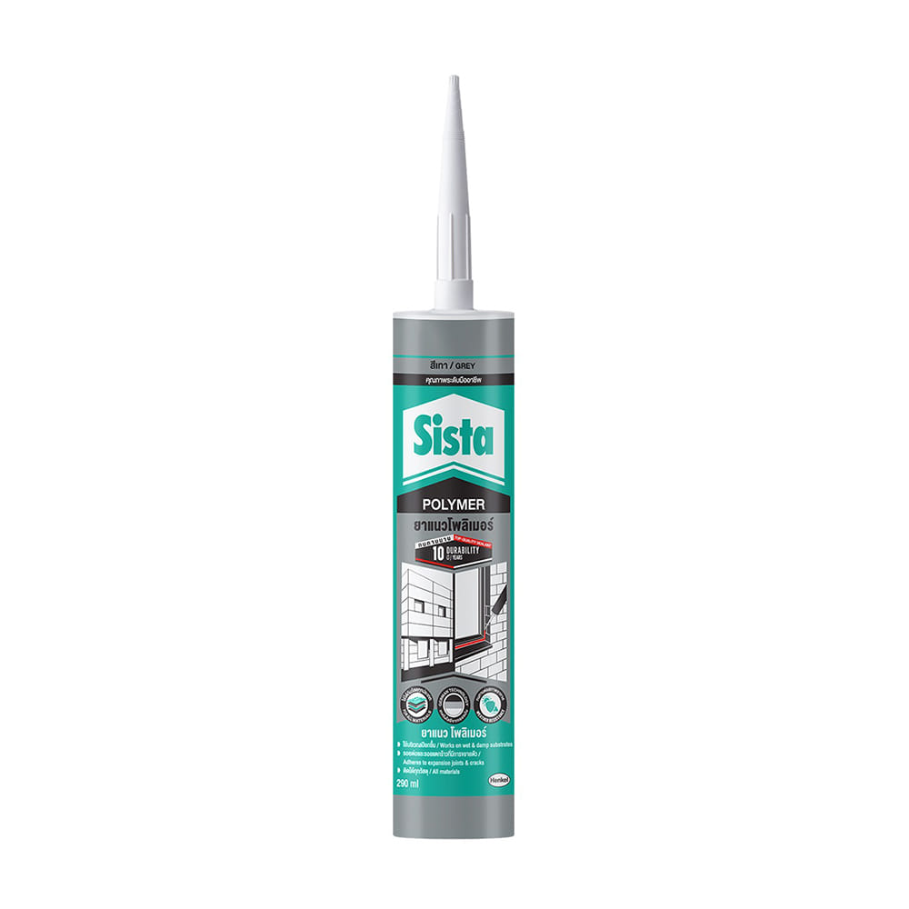 ยาแนวโพลีเมอร์อุดรอย SISTA POLYMER SEALANT 290 มล. สีขาว