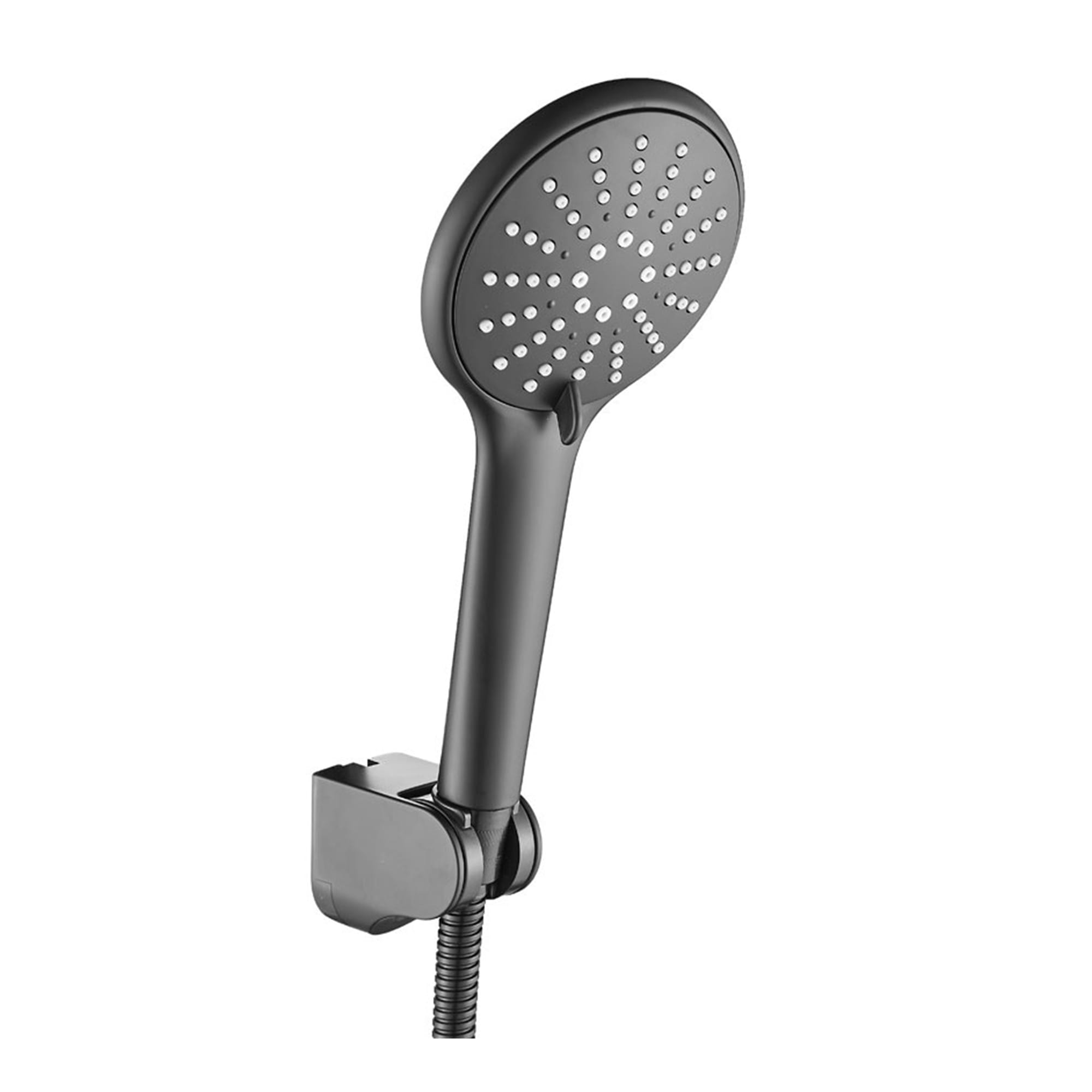 ชุดฝักบัวสายอ่อน 3 ระดับ RASLAND SHOWER-BLACK สีดำ