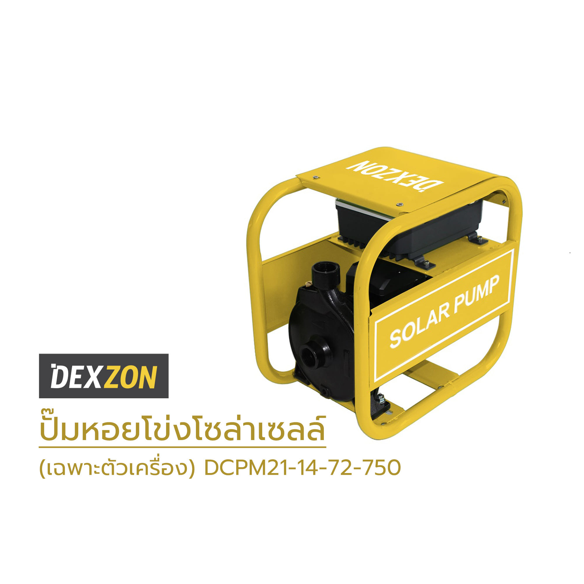 ปั๊มหอยโข่งโซล่าเซลล์ (เฉพาะตัวเครื่อง) DEXZON DCPM21-14-72-750
