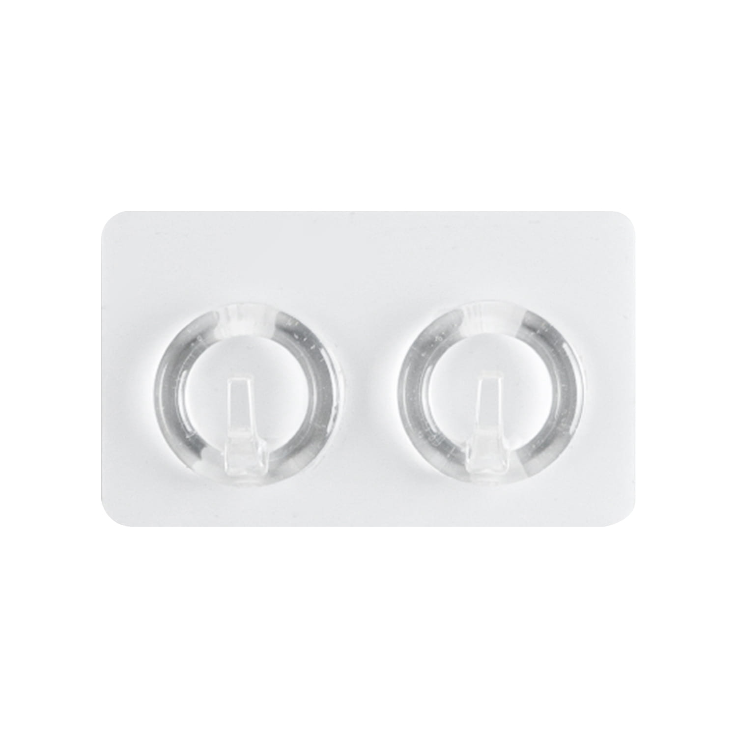 ตะขอแขวนอเนกประสงค์ 2 ตะขอ DEHUB VMH20-CC100 สีใส